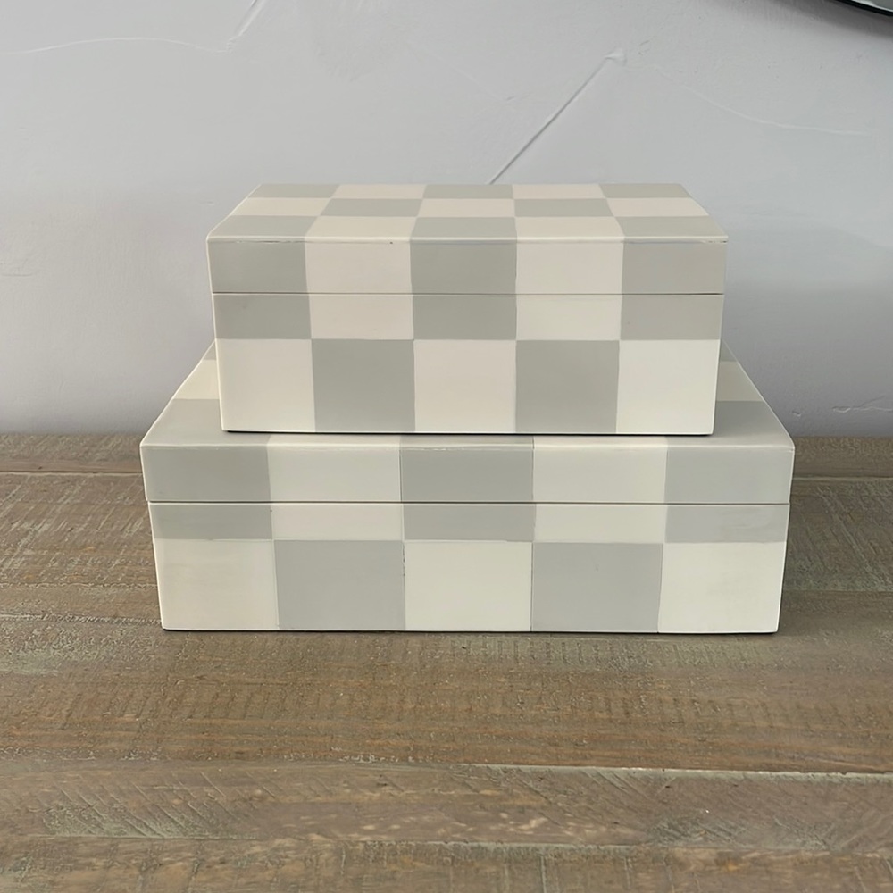 2 Threshold Studio Mcgee Decorative Boxes